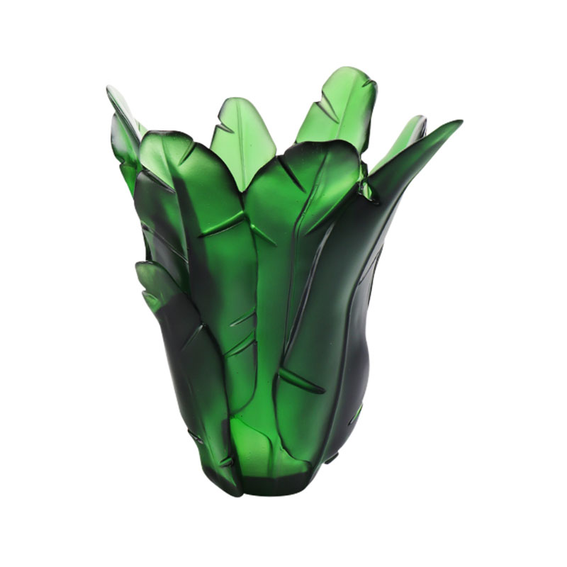 Maisiú Baile Vása Gloine Leaf Banana Glas