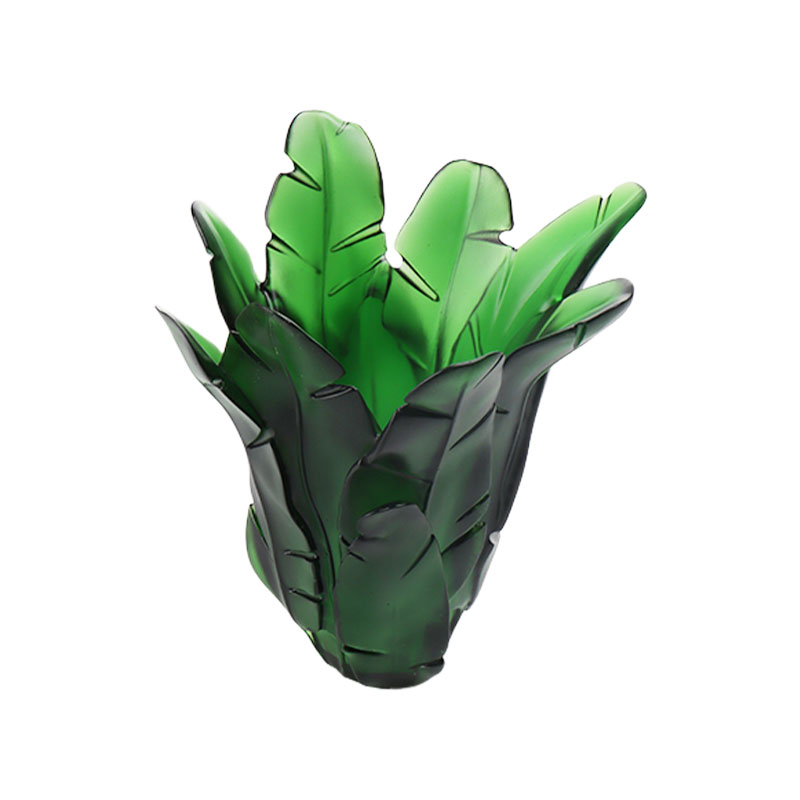 Maisiú Baile Vása Gloine Leaf Banana Glas