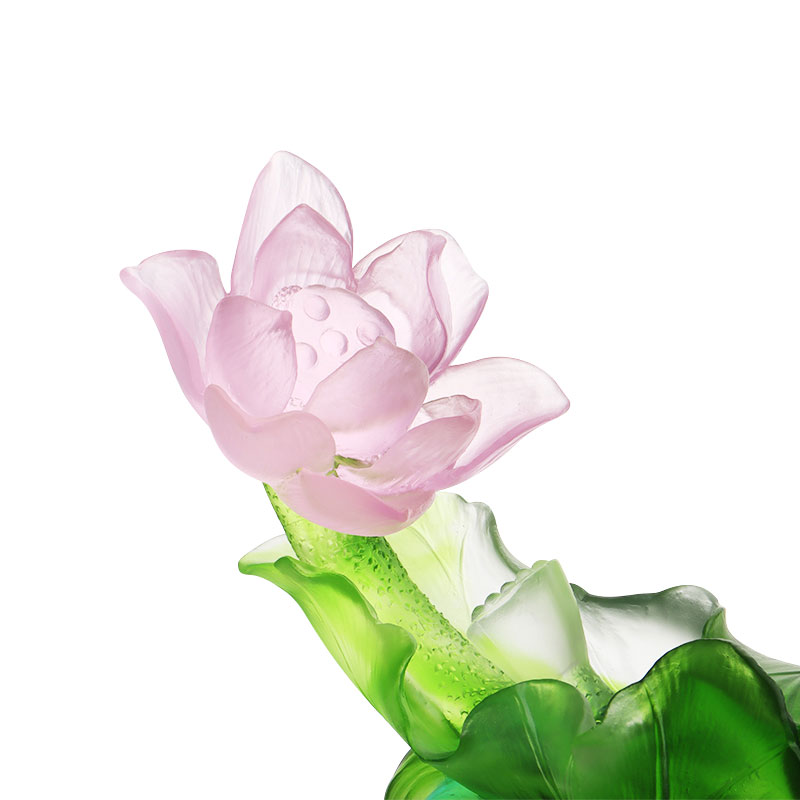 Sraith Lotus Maisiú Halla Socrú Vása Gloine Criostail