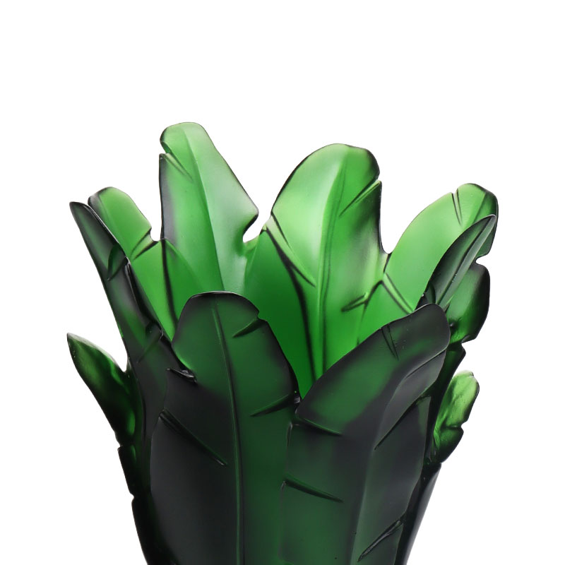 Maisiú Baile Vása Gloine Leaf Banana Glas