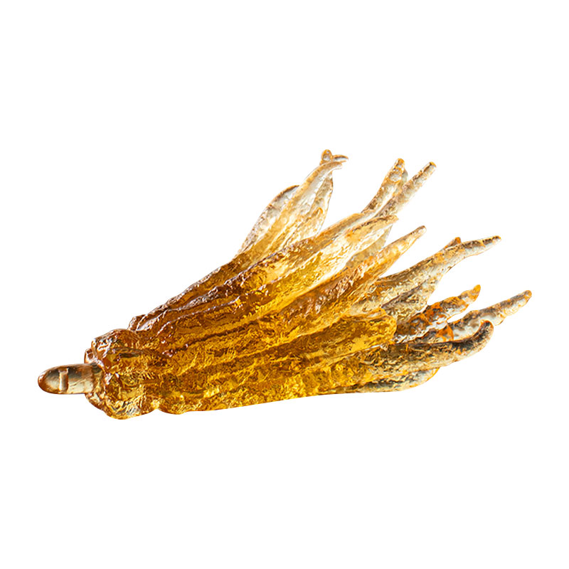 Sealbhóir incense gloine daite órga múnlaithe láimhe