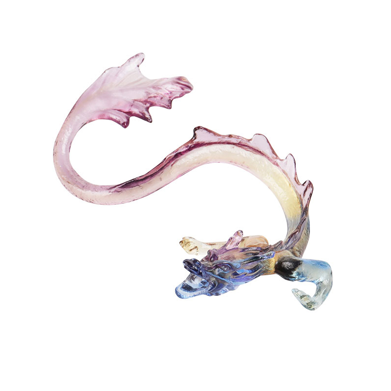 Sealbhóir Incense Gloine Golden Dragon