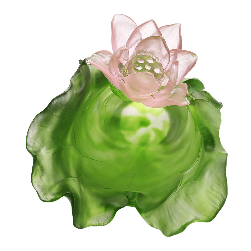 Sraith Lotus Maisiú Halla Socrú Vása Gloine Criostail