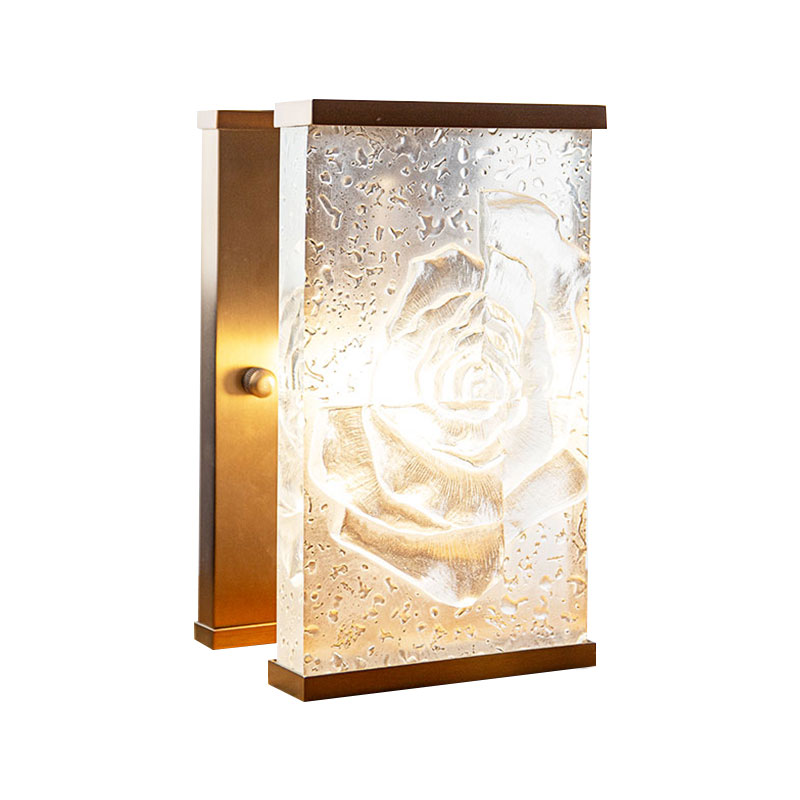 Ornáidí lampa maisiúla gloine dronuilleogacha