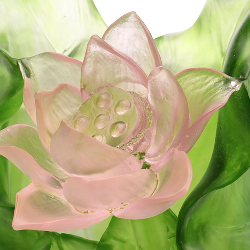 Sraith Lotus Maisiú Halla Socrú Vása Gloine Criostail