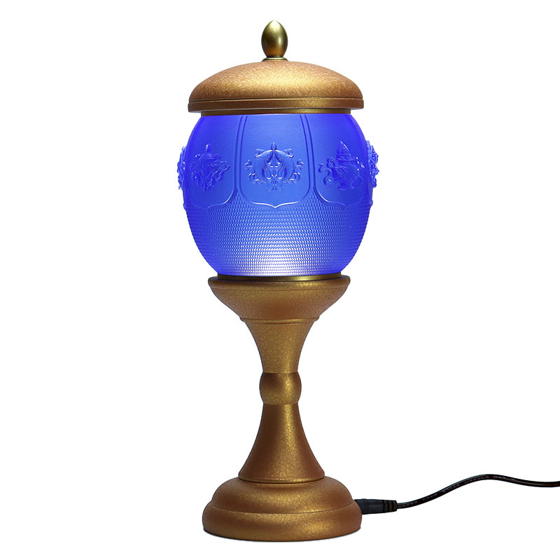 Sraith Ocht Seoda Lotus Búdaíoch Altar Crystal Glass Offers Set