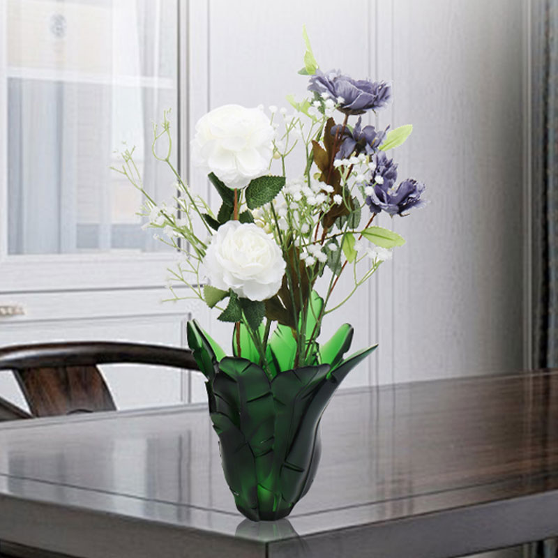 Maisiú Baile Vása Gloine Leaf Banana Glas