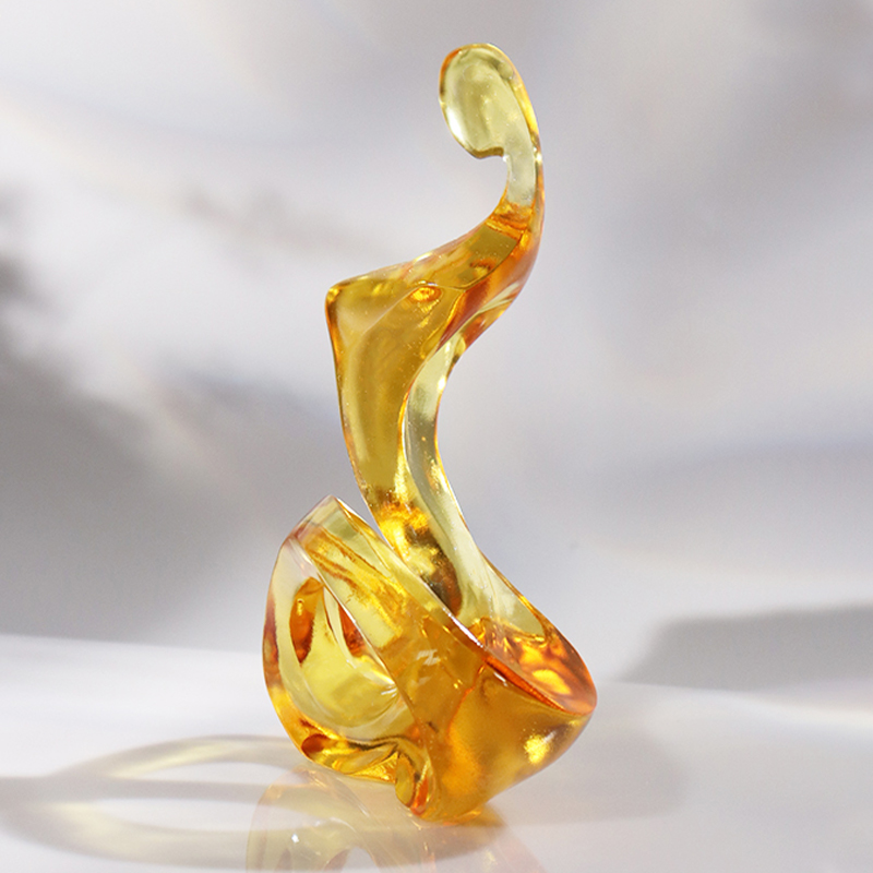 Teibí gloine ornáidí fíor-ealaíne Tethys