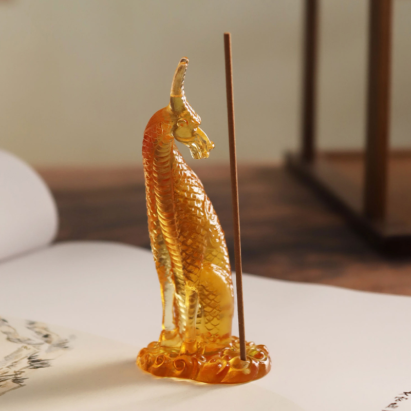 Sealbhóir Incense Gloine Kirin