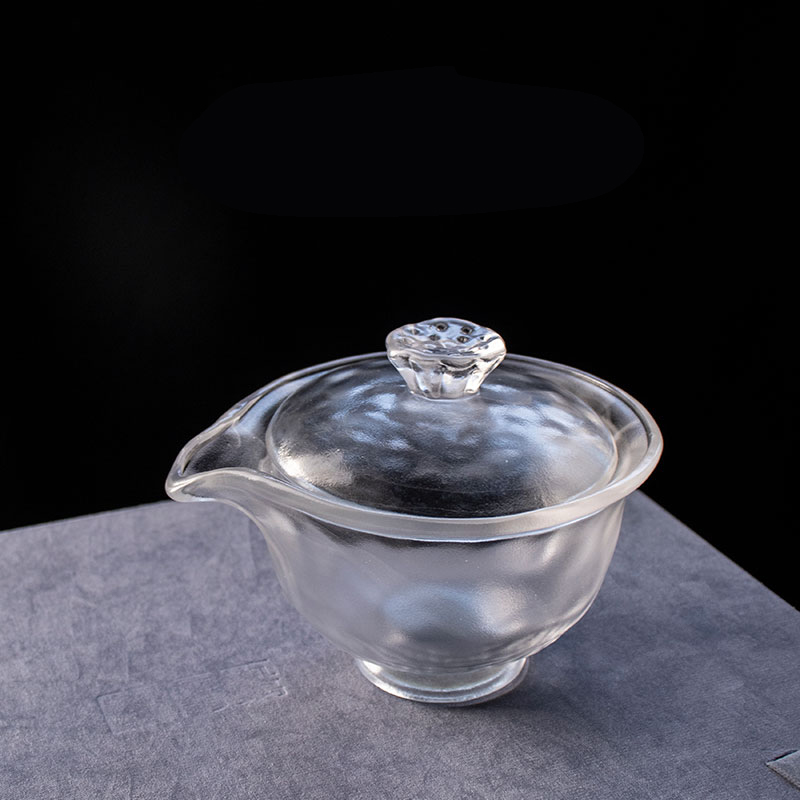 Socrú Tae Gloine Trédhearcach le Teapot, Corn Tae