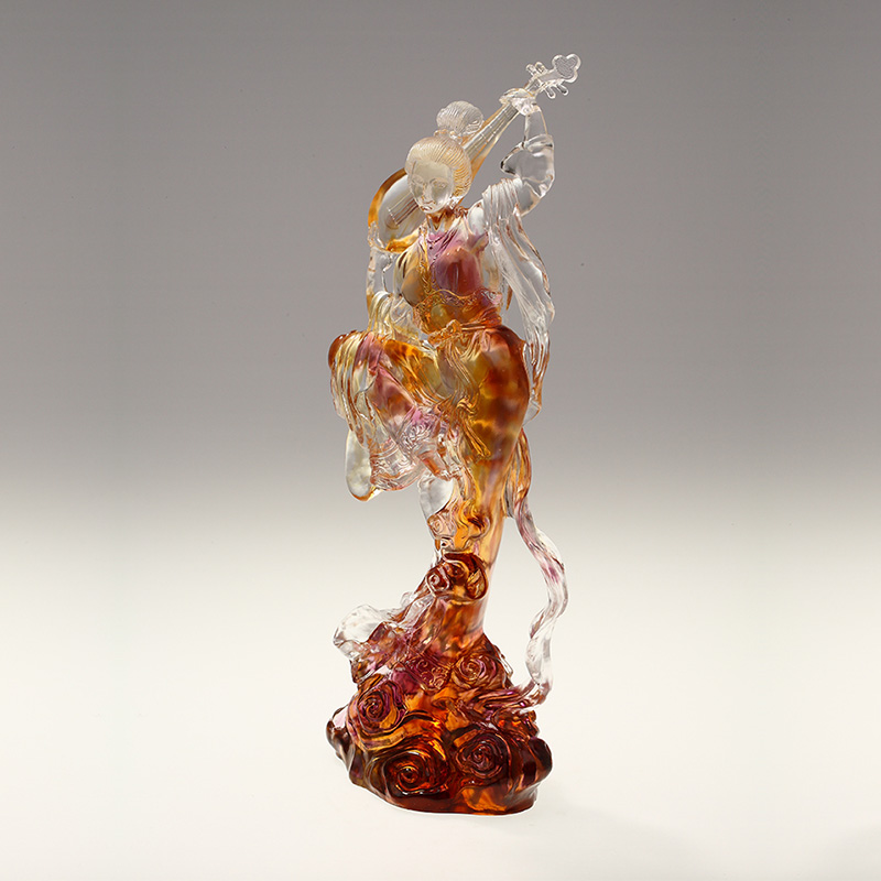 Ornáidí dealbhóireachta gloine mná galánta agus galánta